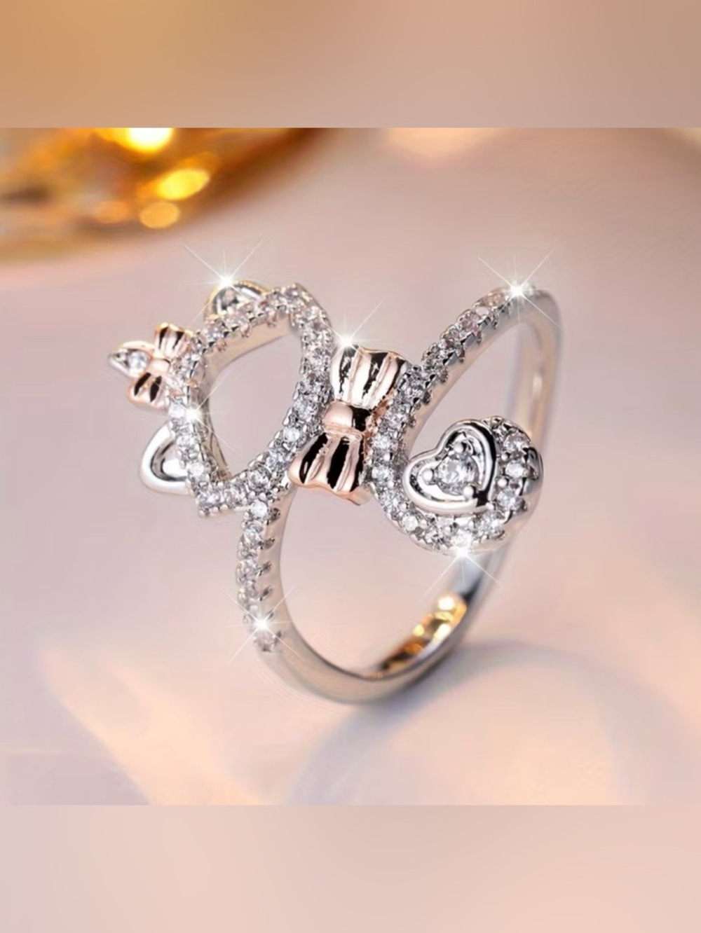 😸 Marie from Disney’s Aristocats Sterling Silver Cat Ring - Picture 4 of 16